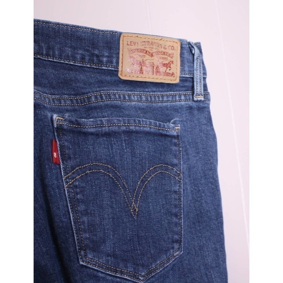 Levi's 515 Bootcut Denim Jeans Size Dark Wash Size 12 - Picture 4 of 4